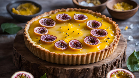 Himalayan Salted Passionfruit Tart