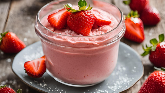 Sea Salted Strawberry Mousse