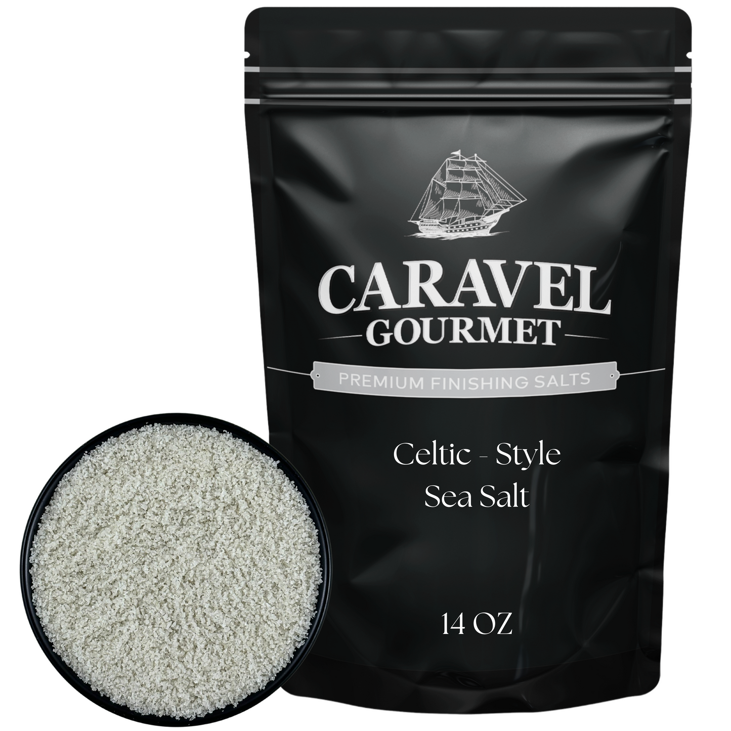 Celtic-Style Sea Salt - 14 oz Pouch