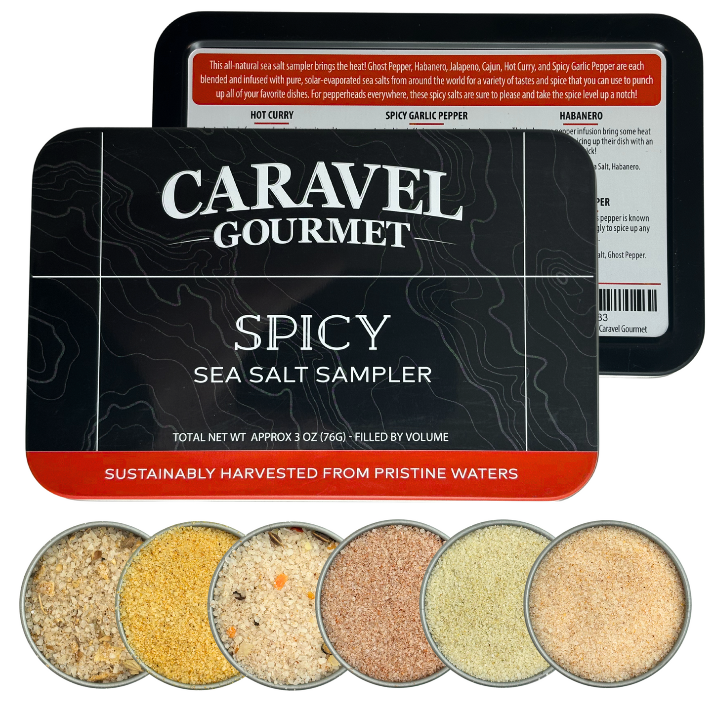 Gourmet Sea Salt Sampler Combo (Spicy)