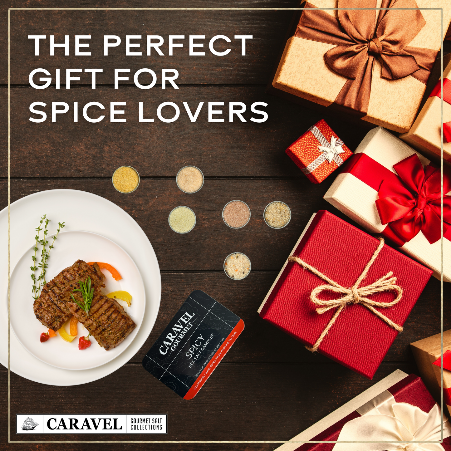 Gourmet Sea Salt Sampler Combo (Spicy)