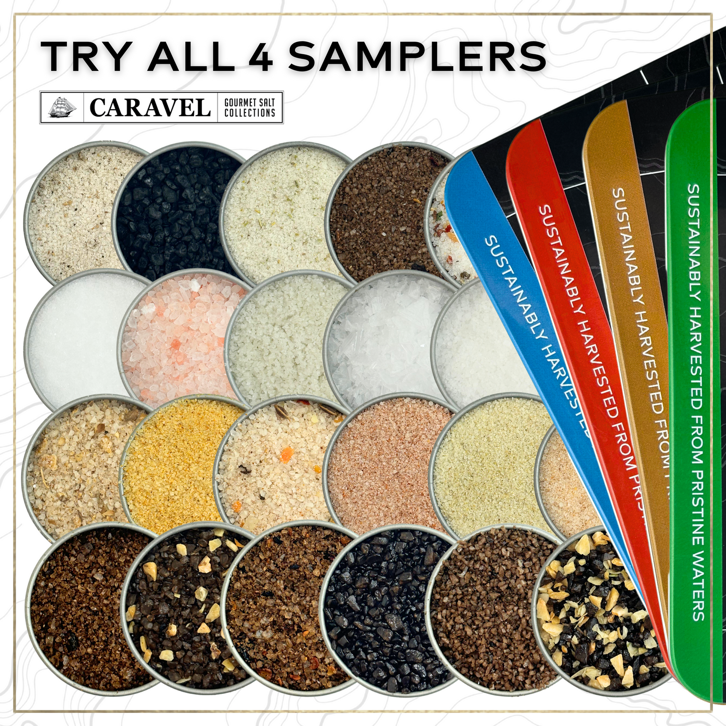 Gourmet Sea Salt Sampler Combo (Spicy)
