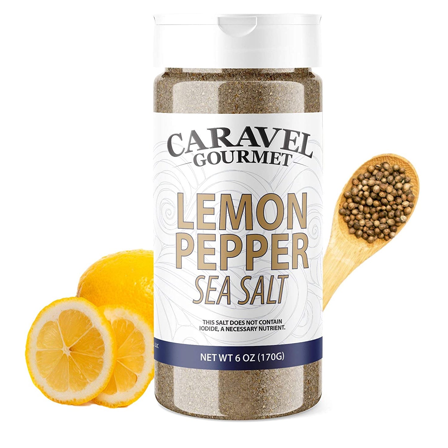 Lemon Pepper Sea Salt Shaker