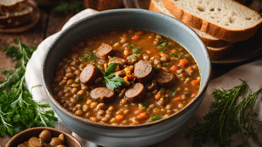 Lentil and Sausage Stew