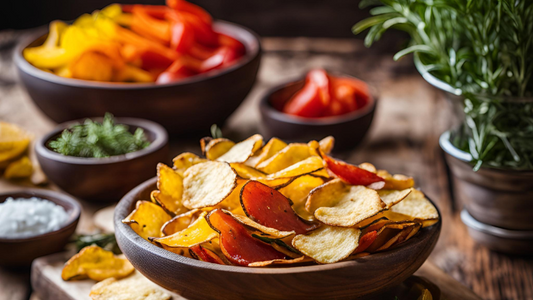 Rosemary Salted Veggie Chips