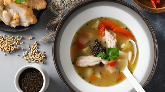 Peppercorn Sea Salted Chicken Soup