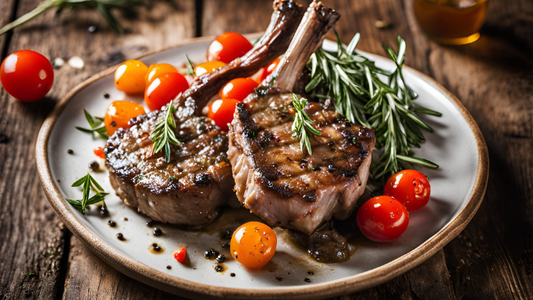 Peppercorn Sea Salted Grilled Lamb Chops
