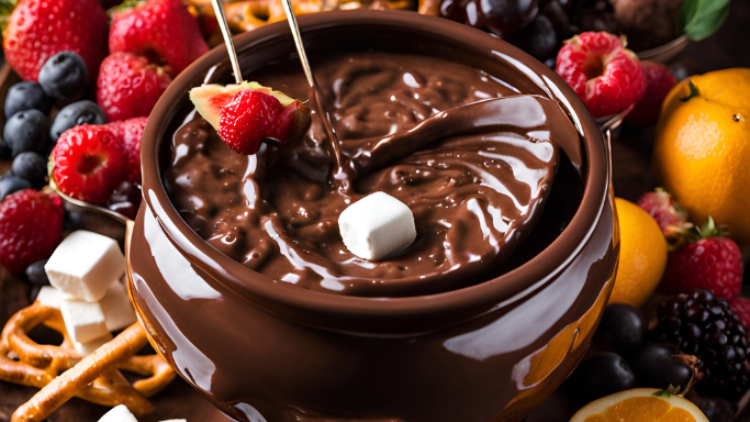 Sea Salted Chocolate Fondue