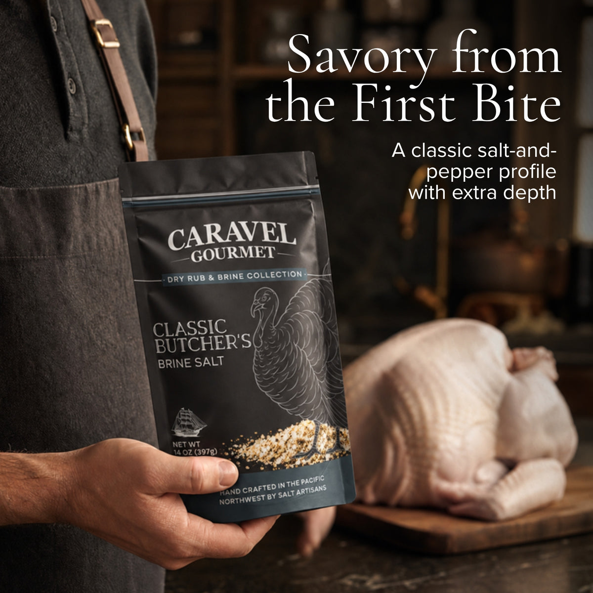 Classic Butcher's turkey brine - savory from the first bite