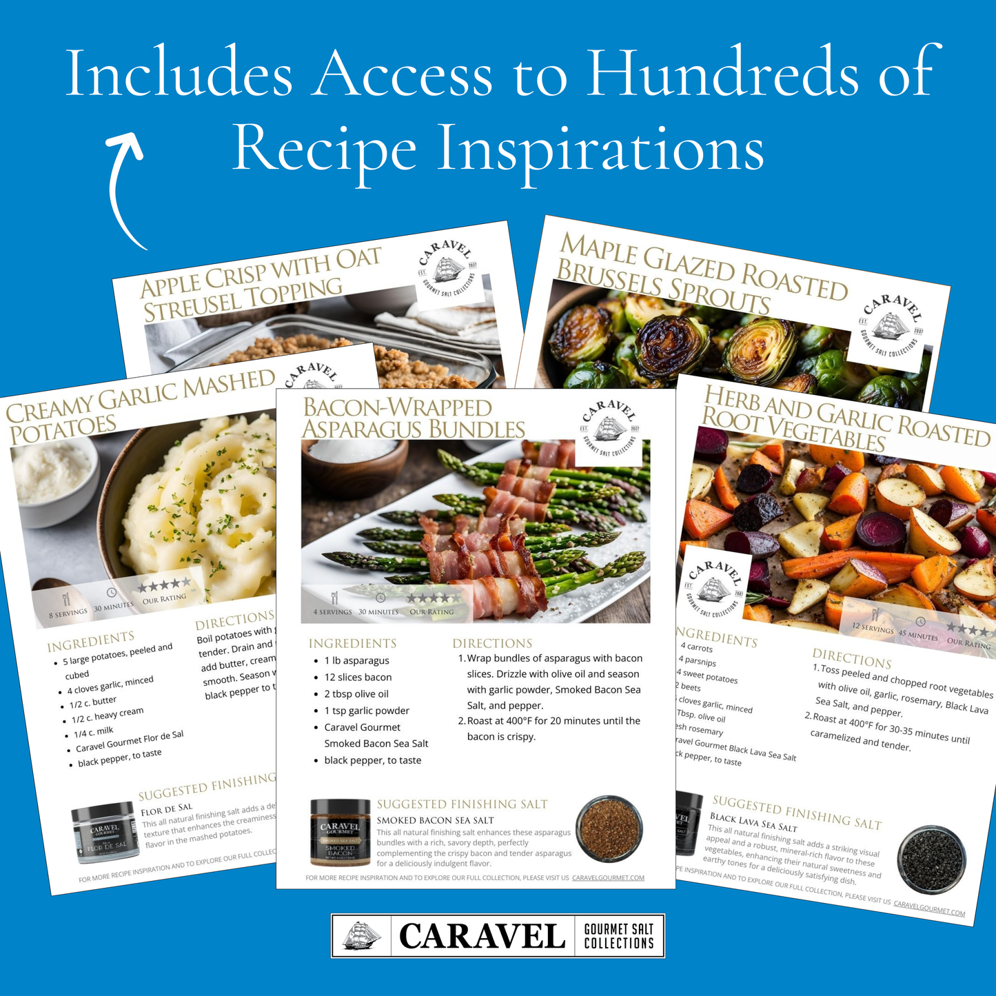 Gourmet Natural Sea Salt Sampler