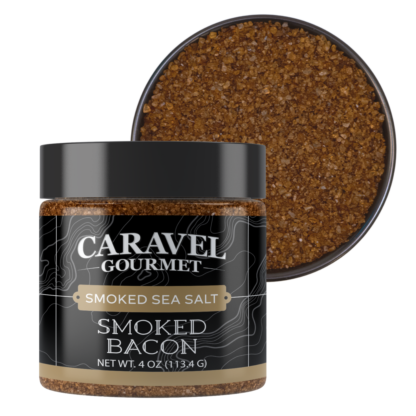 Smoked Bacon Gourmet Sea Salt – Caravel Gourmet