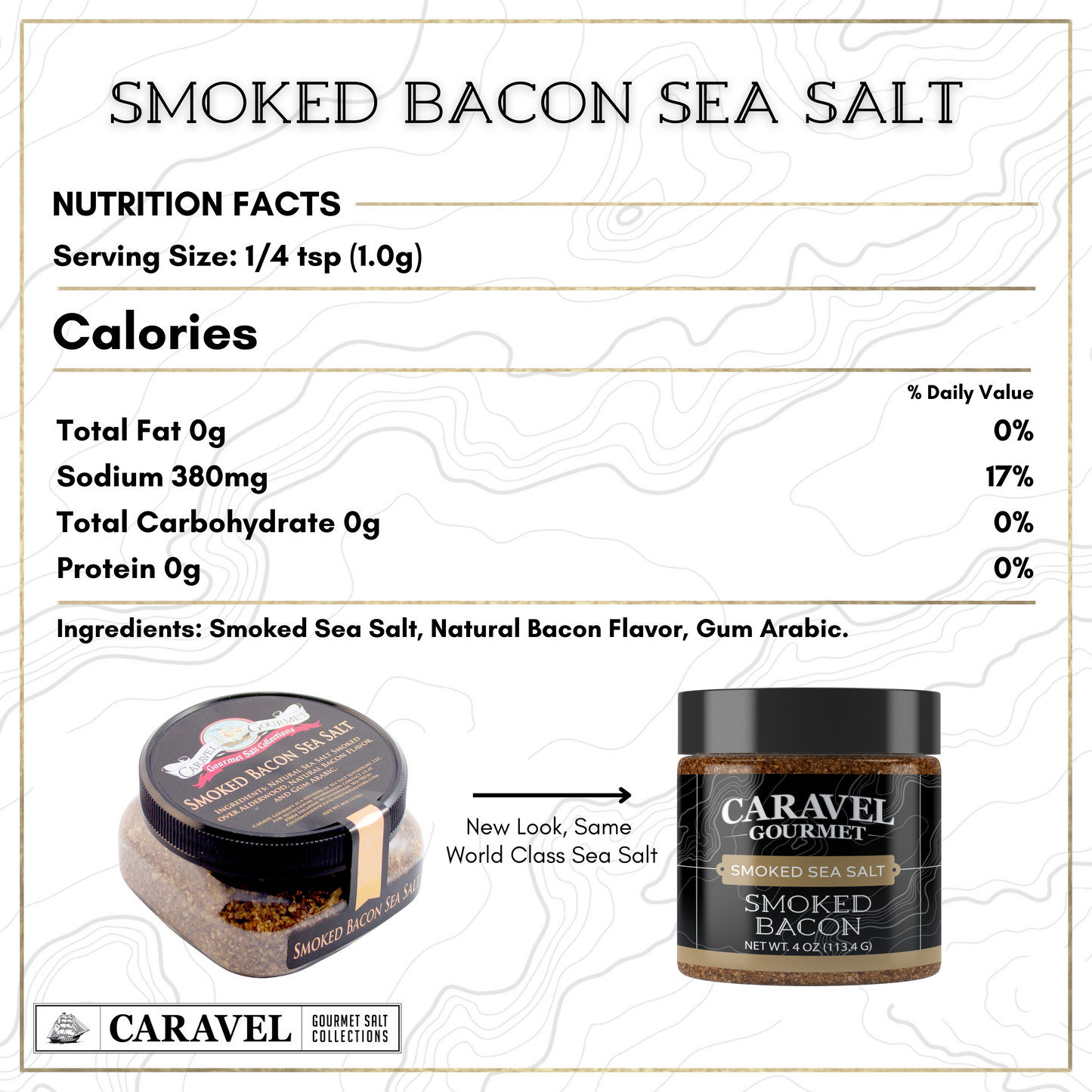 Smoked Bacon Gourmet Sea Salt