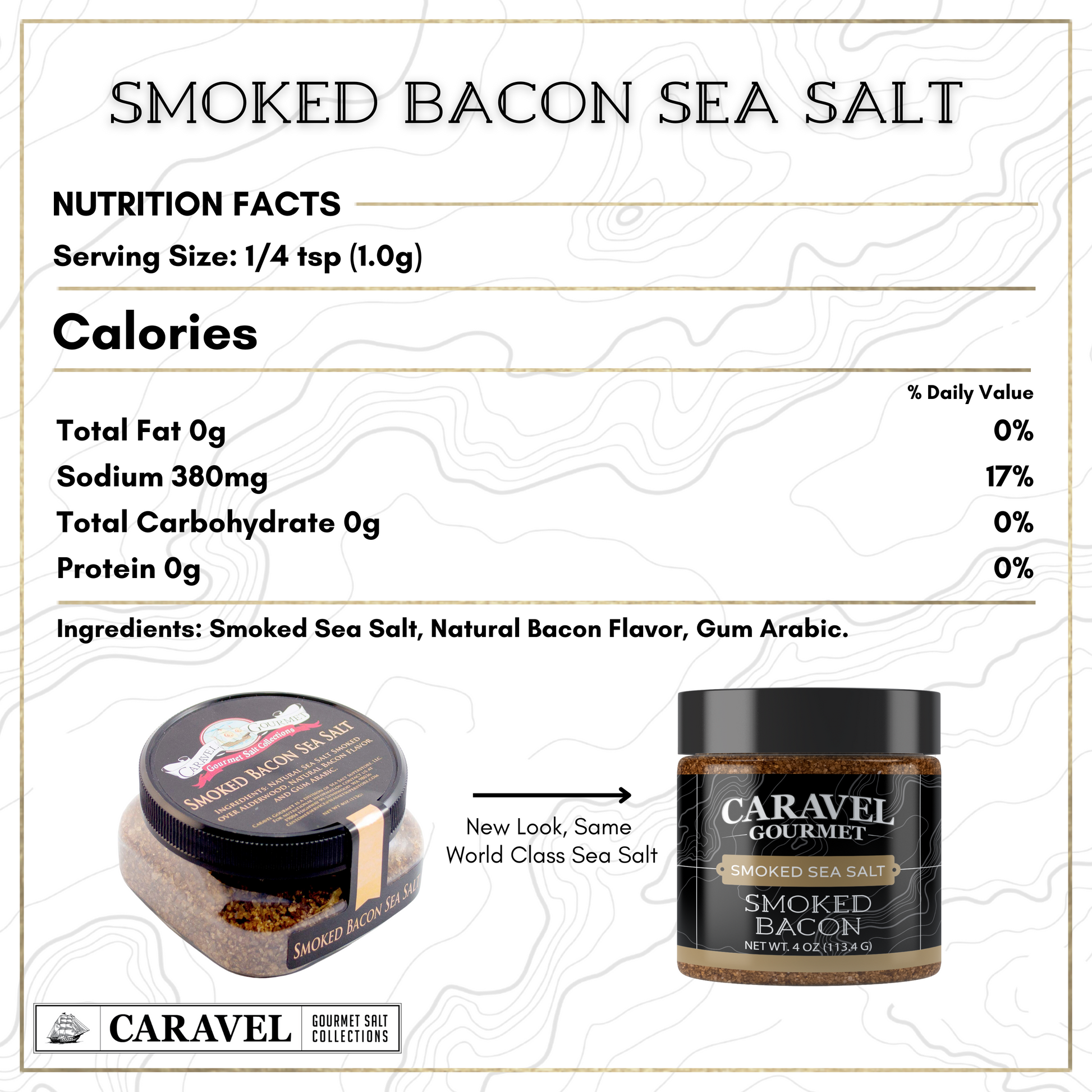 Smokey Bacon Infused Sea Salt