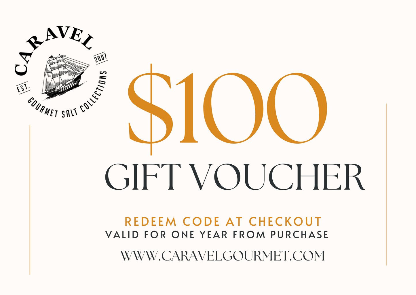 Caravel Gourmet Salts - Instant Gift Card