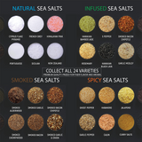 The Gourmet Sea Salt Sampler Infused + Natural Duo - Two Pack