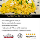 Saffron Fleur de Sel Sea Salt-Grocery-Caravel Gourmet